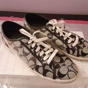 Stylish Black and Cream Women's Sneakers